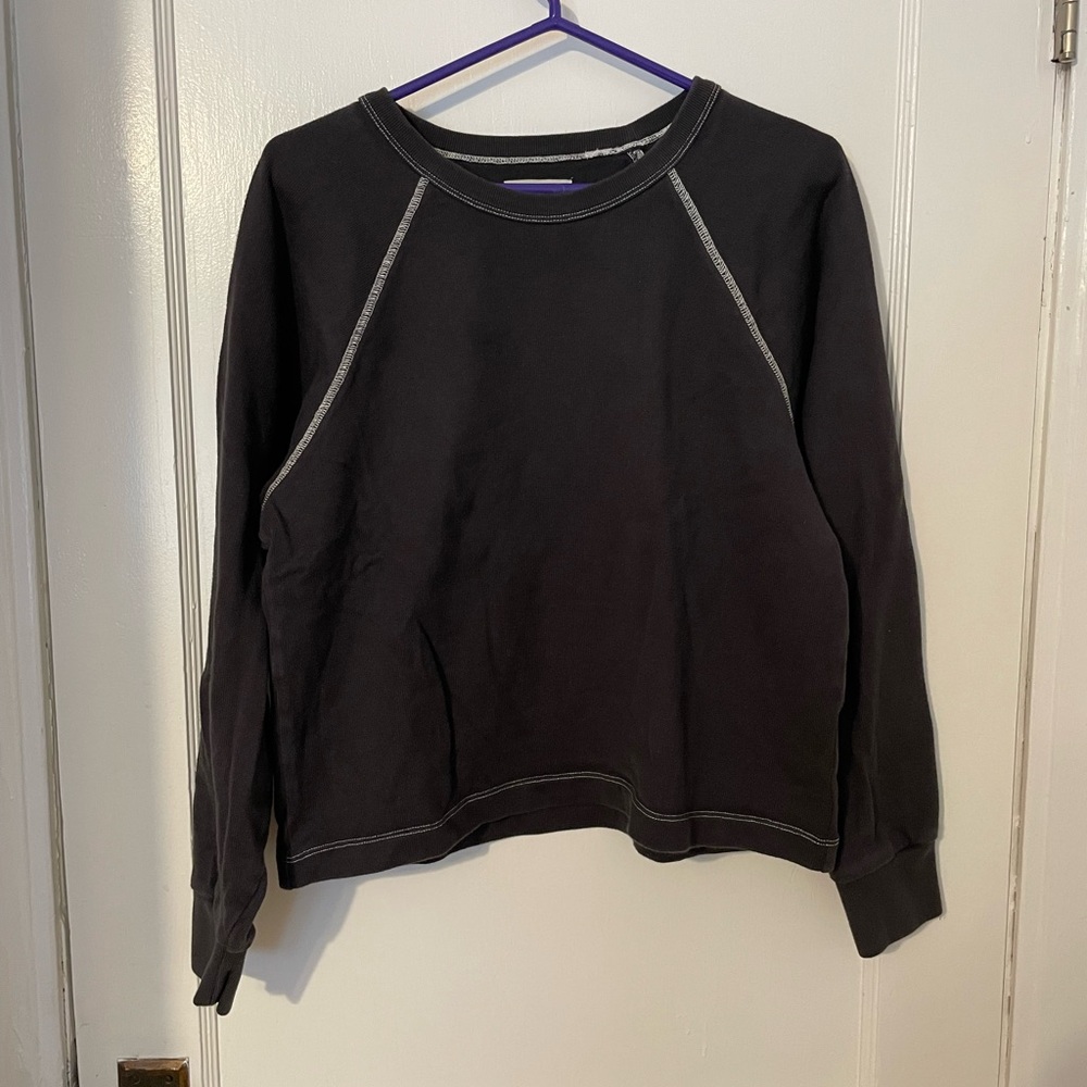 Madewell luxe raglan sweatshirt - Picture 4 of 9